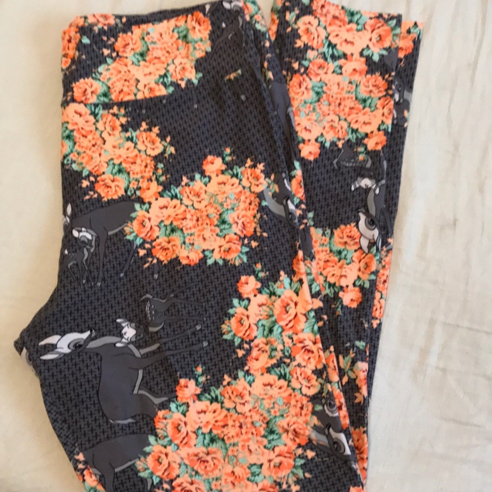 Lularoe TC Disney Bambi leggings